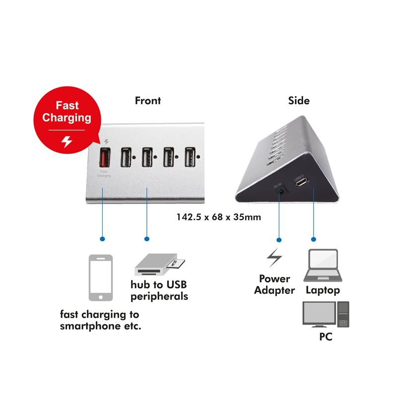 Logilink UA0225 цена и информация | Adapteriai, USB šakotuvai | pigu.lt