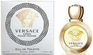 Туалетная вода Versace Eros pour Femme EDT для женщин 50 мл цена и информация | Женские духи | pigu.lt