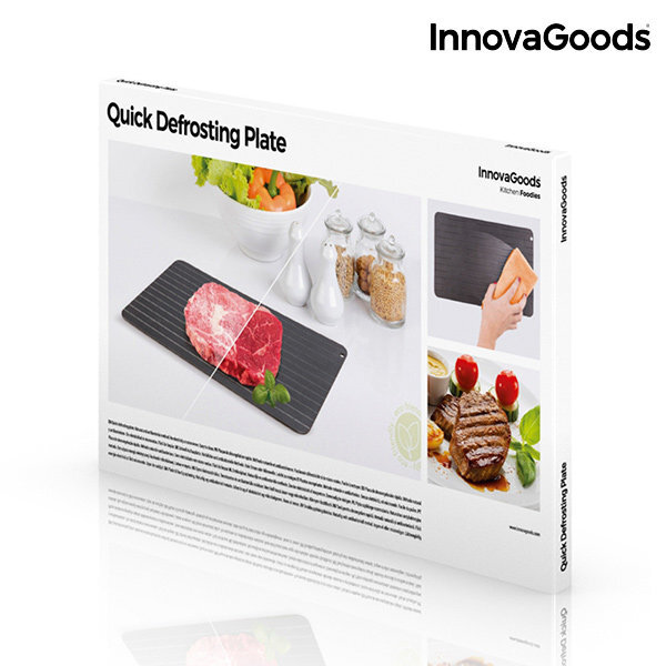 InnovaGoods Quick atšildymo plokštė kaina ir informacija | Virtuvės įrankiai | pigu.lt
