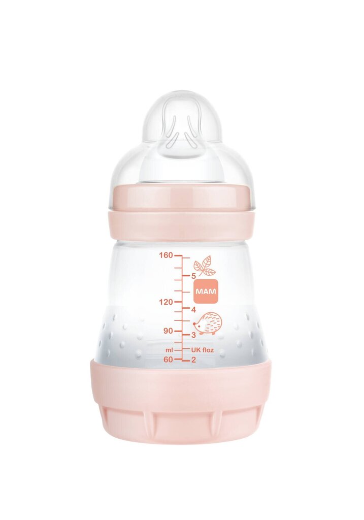 MAM buteliukas Easy Start Anti-Colic, 0 mėn+, 160 ml, pink kaina ir informacija | Buteliukai kūdikiams ir jų priedai | pigu.lt