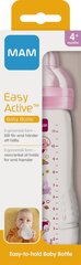 MAM бутылочка Easy Active, 4 мес.+, 330 мл, pink цена и информация | Бутылочки и аксессуары | pigu.lt