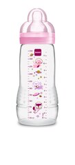 MAM бутылочка Easy Active, 4 мес.+, 330 мл, pink цена и информация | Бутылочки и аксессуары | pigu.lt