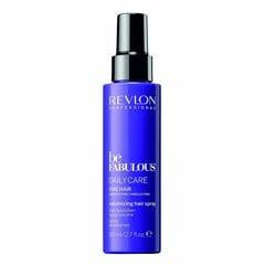 Apimties suteikiantis purškiklis plaukams Revlon Professional Be Fabulous Daily Care Fine 80 ml kaina ir informacija | Priemonės plaukų stiprinimui | pigu.lt