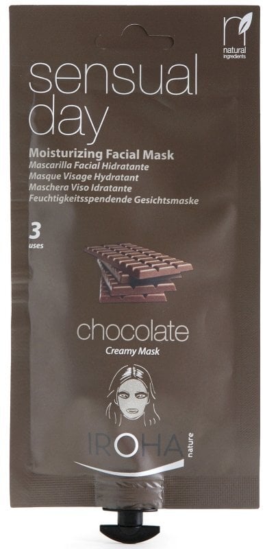 Drėkinamoji veido kaukė su kakava ir taukmedžio sviestu Iroha Sensual Day 25 ml цена и информация | Veido kaukės, paakių kaukės | pigu.lt