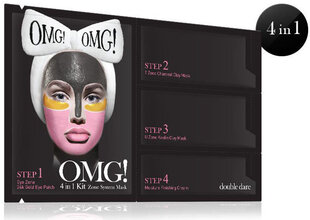 Комплект для ухода за лицом OMG! 4 in 1 Kit Zone System Mask Omg-Zmask цена и информация | Маски для лица, патчи для глаз | pigu.lt