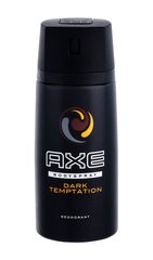 Дезодорант-спрей для мужчин/женщин AX Body Spray Dark Temptation, 150 мл цена и информация | Мужская парфюмированная косметика | pigu.lt