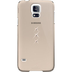 White Diamonds Trinity Пластмассовый чехол С Кристалами Swarovski для Samsung G920 Galaxy S6 Прозрачный - Золотой цена и информация | Чехлы для телефонов | pigu.lt