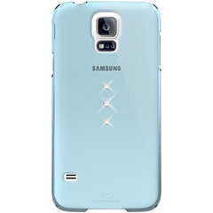 Apsauginė nugarėlė White Diamonds Trinity su Swarovsky kristalais, skirta Samsung G920 Galaxy S6 telefonui, skaidri/žydra kaina ir informacija | Telefono dėklai | pigu.lt