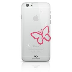 White Diamonds Lipstick Butterfly su Swarovsky kristalais, skirta Apple iPhone 6 / 6S telefonams, skaidri kaina ir informacija | Telefono dėklai | pigu.lt