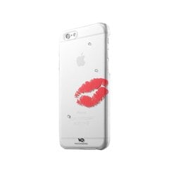 White Diamonds Lipstick Kiss Пластмассовый чехол С Кристалами Swarovski для Apple iPhone 6 Plus Прозрачный цена и информация | Чехлы для телефонов | pigu.lt