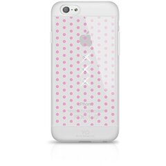 White Diamonds Girly Пластмассовый чехол С Кристалами Swarovski для Apple iPhone 6 / 6S Прозрачный - Розовый цена и информация | Чехлы для телефонов | pigu.lt