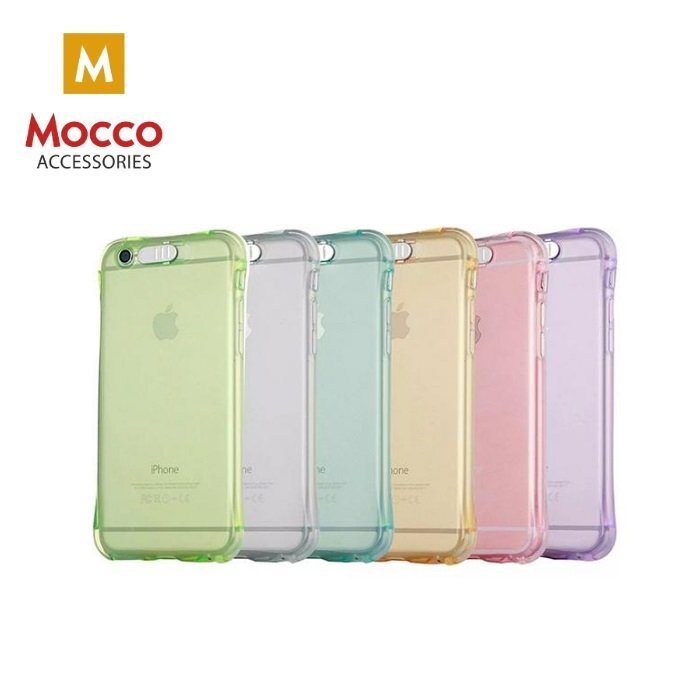 Telefono dėklas Mocco LED Back Case, skirtas Apple iPhone 6 / 6S telefonams, žalias цена и информация | Telefono dėklai | pigu.lt