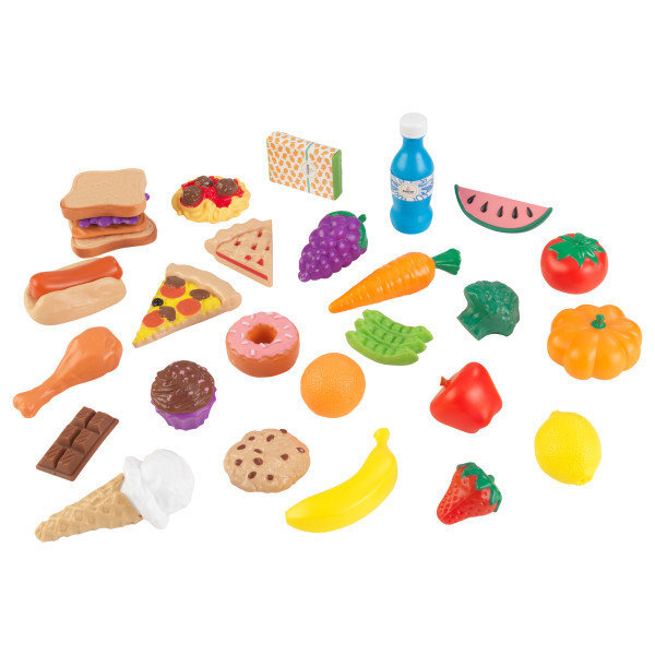 Žaislinio maisto rinkinys Kidkraft 63509, 30 dalių kaina ir informacija | Žaislai mergaitėms | pigu.lt
