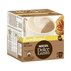 Kavos kapsulės su dėklu Nescafé Dolce Gusto 65835 Au Lait, 16 vnt. kaina ir informacija | Nescafe Dolce Gusto Maisto prekės | pigu.lt