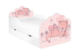 Детская кровать с матрасом и ящиком для постельного белья POLA 6, 140x70 см цена и информация | Детские кровати | pigu.lt