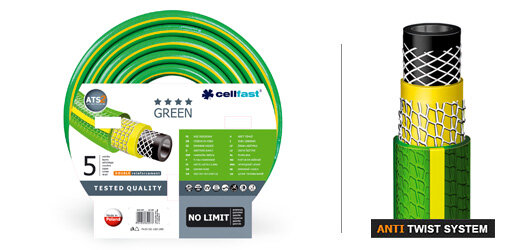 Sodo žarna Cellfast ATS2, 1/2, 50m kaina ir informacija | Laistymo įranga, purkštuvai | pigu.lt