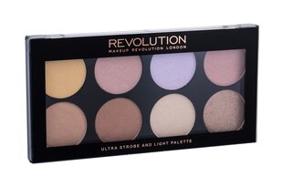 Veido modeliavimo paletė Makeup Revolution London Ultra Strobe and Light 11,5 g kaina ir informacija | Makiažo pagrindai, pudros | pigu.lt