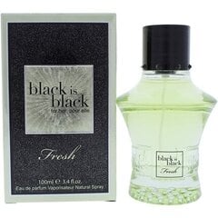 Kvapusis vanduo Nuparfums Black is Black Fresh EDP moterims 100 ml kaina ir informacija | Kvepalai moterims | pigu.lt