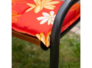 Подушка для скамейки Patio  003-13BB, красная/оранжевая цена и информация | Подушки, наволочки, чехлы | pigu.lt
