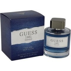 GUESS Guess 1981 Indigo EDT для мужчин 100 мл цена и информация | Мужские духи | pigu.lt