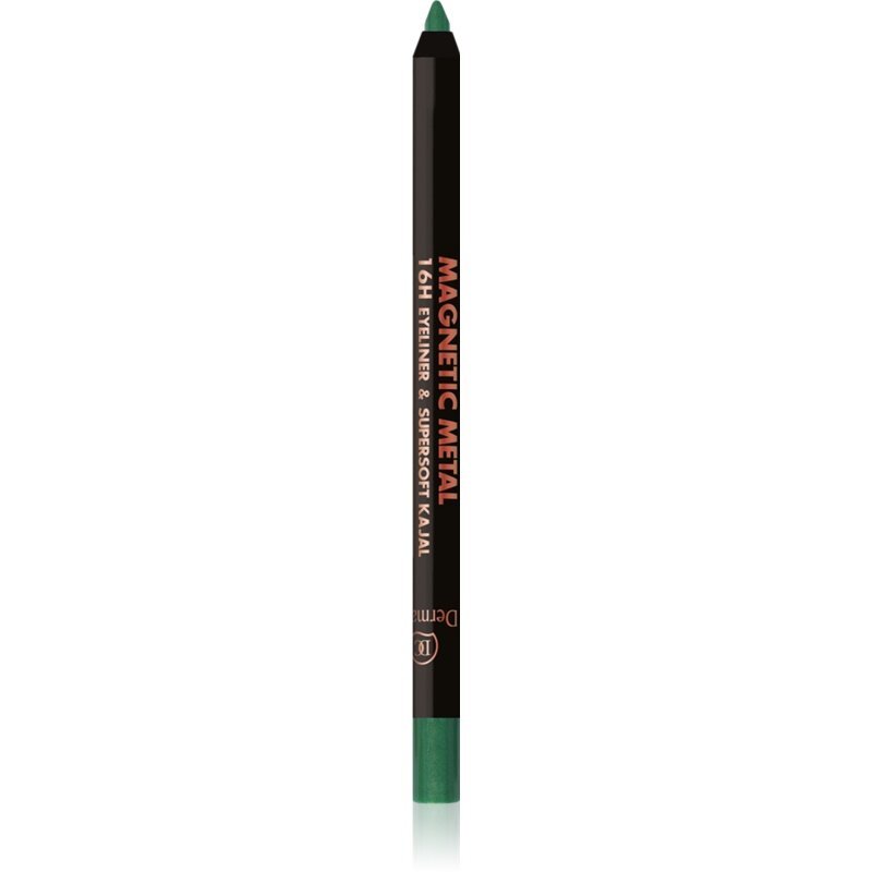 Akių kontūro pieštukas Dermacol Metallic, 04 Green 2 g цена и информация | Akių šešėliai, pieštukai, blakstienų tušai, serumai | pigu.lt