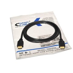 Кабель HDMI NANOCABLE AISCCI0278 v1.4 цена и информация | Кабели и провода | pigu.lt