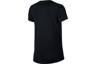 Marškinėliai moterims Nike W Run Top SS Tee 890353-010 kaina ir informacija | Sportinė apranga moterims | pigu.lt
