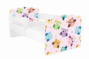 Кровать с матрасом и съемной защитой ALEX 53, 140x70 см цена и информация | Детские кровати | pigu.lt