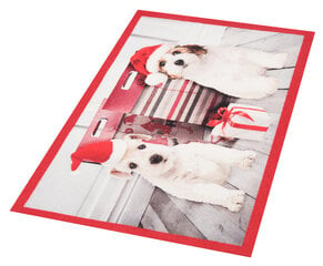 Hanse Home durų kilimėlis Christmas Dogs I, 45x75 cm kaina ir informacija | Durų kilimėliai | pigu.lt