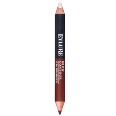 Dvipusis antakių pieštukas Eylure Brow Contour 11 g, Nr. 20 Medium Brown kaina ir informacija | Eylure Kvepalai, kosmetika | pigu.lt