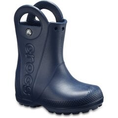 Crocs™ guminiai batai vaikams Handle It Rain Boots, Navy kaina ir informacija | Crocs™ Apranga, avalynė, aksesuarai | pigu.lt