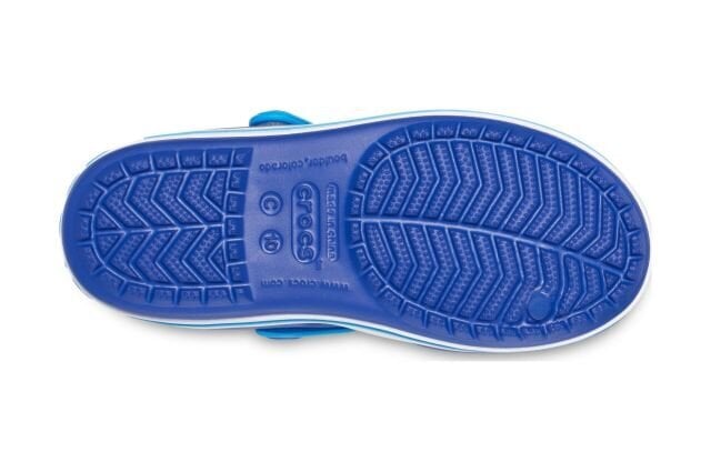 Crocs™ basutės berniukams Crocband Sandal, Cerulean Blue / Ocean цена и информация | Basutės vaikams | pigu.lt