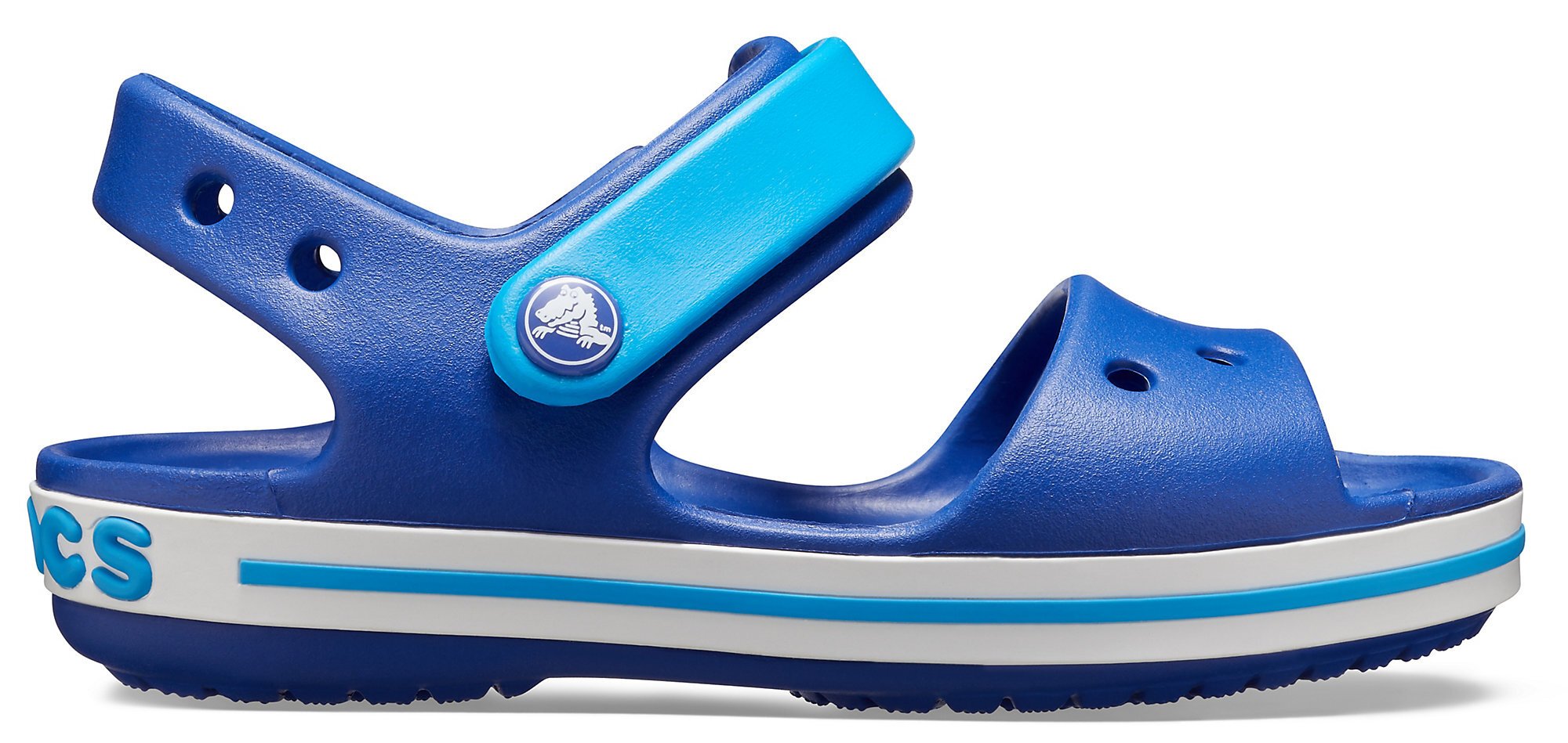 Crocs™ basutės berniukams Crocband Sandal, Cerulean Blue / Ocean kaina ir informacija | Basutės vaikams | pigu.lt