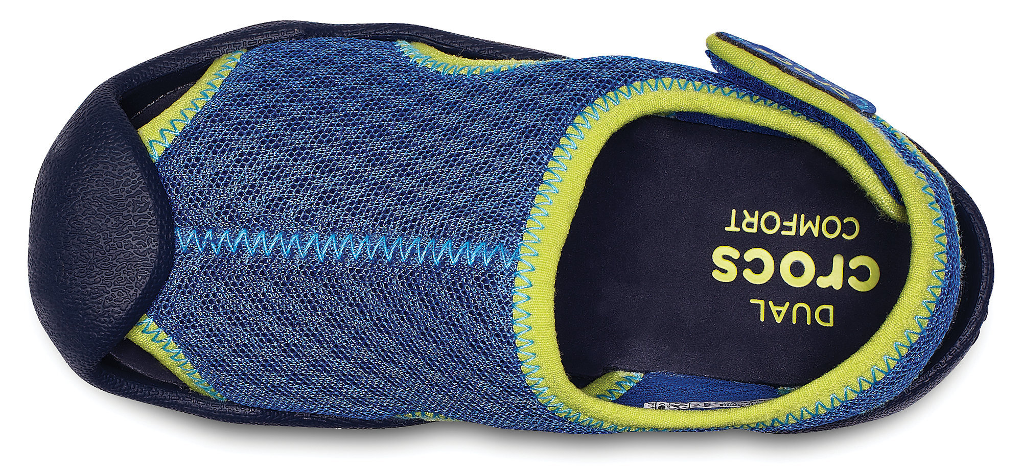 Crocs™ basutės Swiftwater Sandals, Blue Jean / Navy kaina ir informacija | Basutės vaikams | pigu.lt