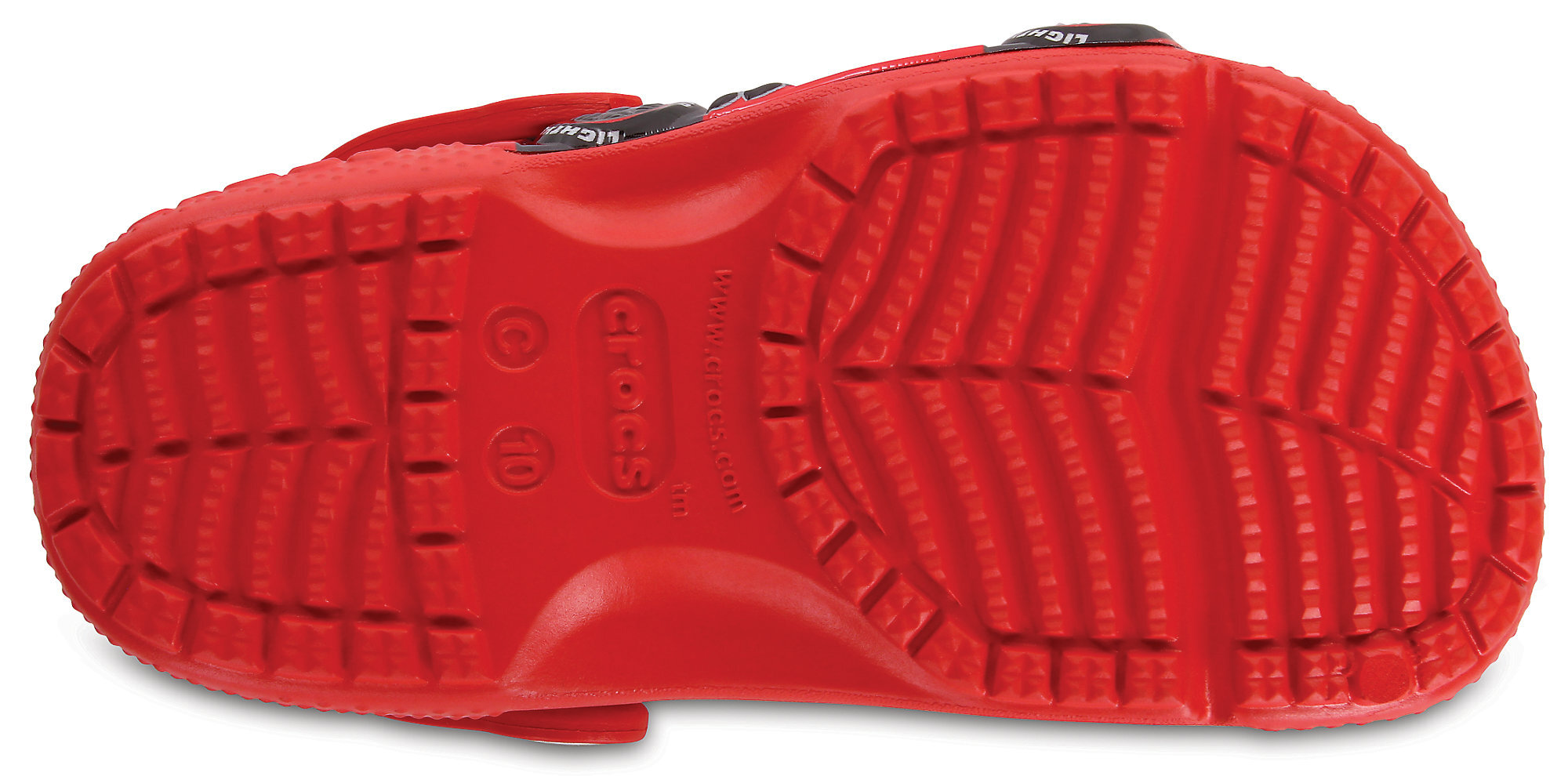 Crocs™ batai berniukams Fun Lab Cars Clog, Flame kaina ir informacija | Guminės klumpės vaikams | pigu.lt