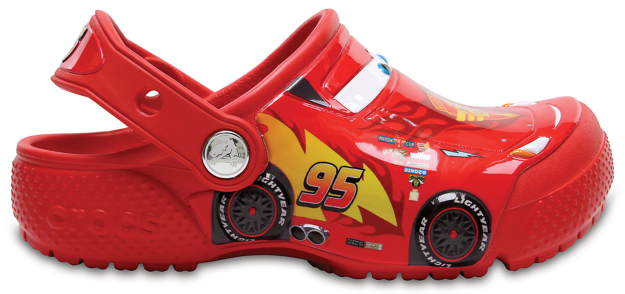 Crocs™ batai berniukams Fun Lab Cars Clog, Flame цена и информация | Guminės klumpės vaikams | pigu.lt