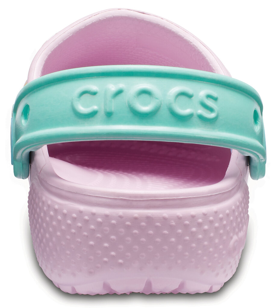 Crocs™ batai mergaitėms Fun Lab Clogs, Ballerina Pink / New Mint kaina ir informacija | Guminės klumpės vaikams | pigu.lt