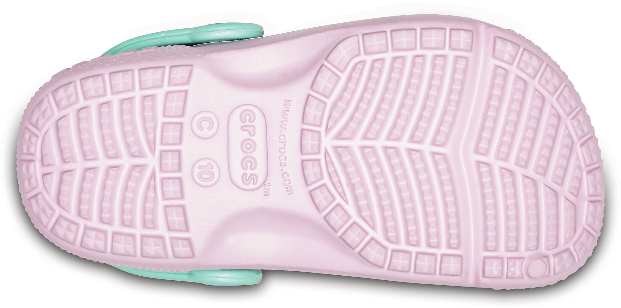 Crocs™ batai mergaitėms Fun Lab Clogs, Ballerina Pink / New Mint kaina ir informacija | Guminės klumpės vaikams | pigu.lt