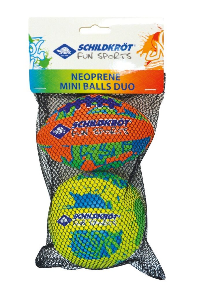 Kamuoliukų rinkinys Schildkrot Neoprene Mini-Balls Duo-Pack цена и информация | Vandens, smėlio ir paplūdimio žaislai | pigu.lt