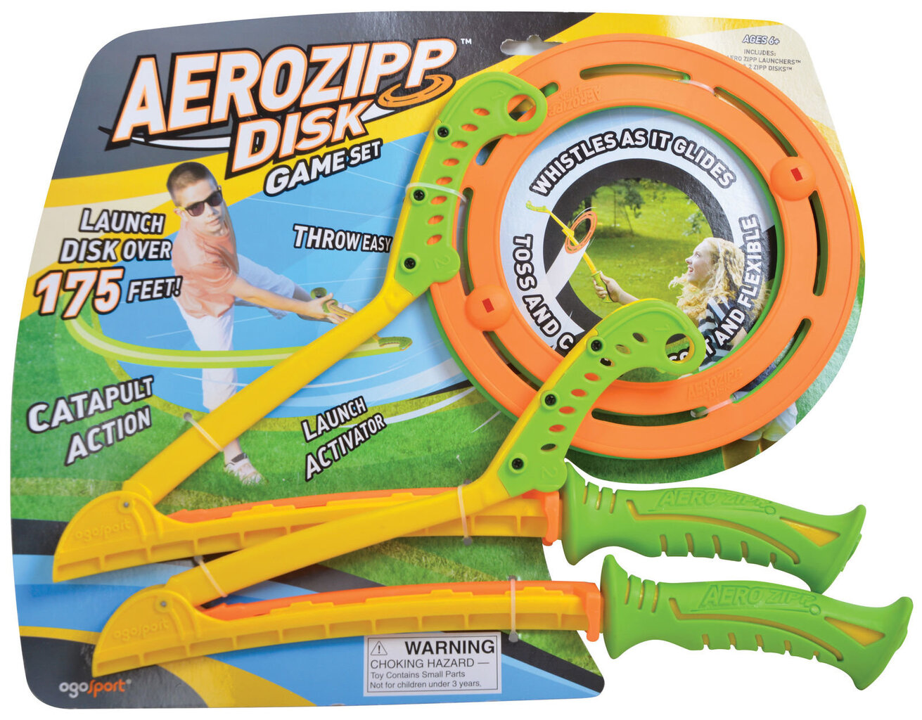 Žaidimas Schildkrot Ogo Sport® Aero Zipp, 2 žaidėjams kaina ir informacija | Vandens, smėlio ir paplūdimio žaislai | pigu.lt