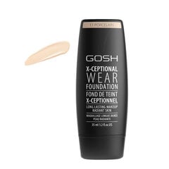 Makiažo pagrindas Gosh X-Ceptional Wear Make-up 35 ml, 11 Porcelain цена и информация | Пудры, базы под макияж | pigu.lt