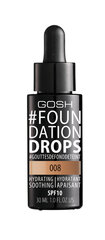 Makiažo pagrindas Gosh Foundation Drops 30 ml, 008 Honey цена и информация | Пудры, базы под макияж | pigu.lt