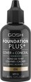 Makiažo pagrindas Gosh Foundation Plus 30 ml, 006 Honey