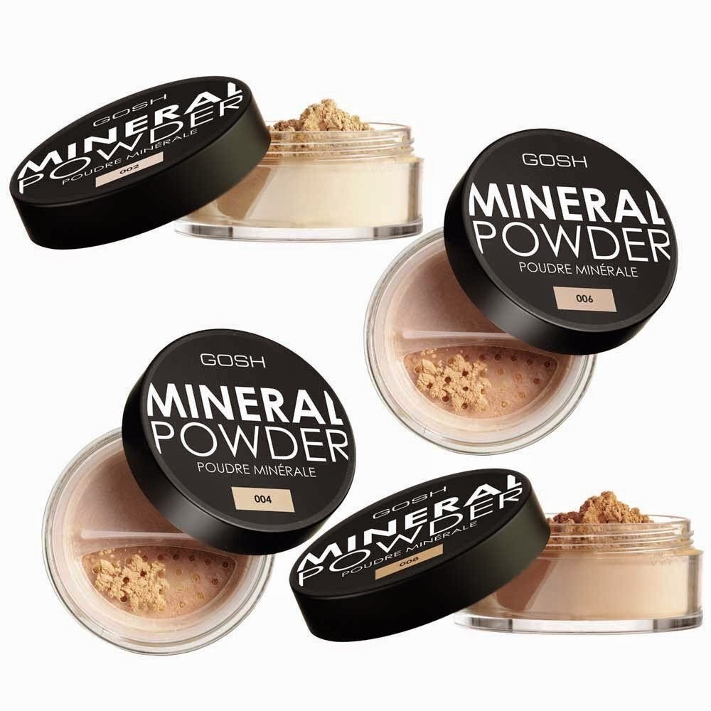 Mineralinė pudra Gosh Mineral Powder 8 g, 014 Cappucino kaina ir informacija | Makiažo pagrindai, pudros | pigu.lt