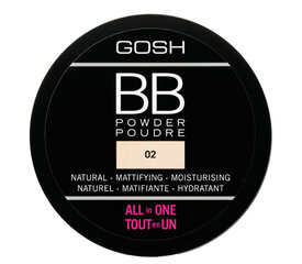 Пудра Gosh BB Powder 6.5 г, 02 Sand цена и информация | Пудры, базы под макияж | pigu.lt