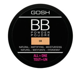 Kompaktinė pudra Gosh BB Powder 6,5 g, 08 kaina ir informacija | Makiažo pagrindai, pudros | pigu.lt