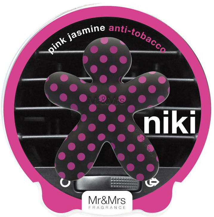 Mr&Mrs Fragrance automobilio oro gaiviklis Niki Pink Jasmine kaina ir informacija | Salono oro gaivikliai | pigu.lt