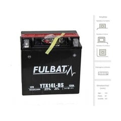 Аккумулятор FULBAT YTX14L-BS, 12 Ач 200 А EN 12В цена и информация | Мото аккумуляторы | pigu.lt