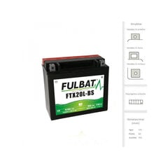 Akumuliatorius FULBAT YTX20L-BS, 18 Ah 270 A EN 12V kaina ir informacija | Moto akumuliatoriai | pigu.lt