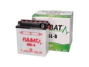 Аккумулятор Fulbat YB5L-B, 5 Ач 65 А EN 12В цена и информация | Мото аккумуляторы | pigu.lt